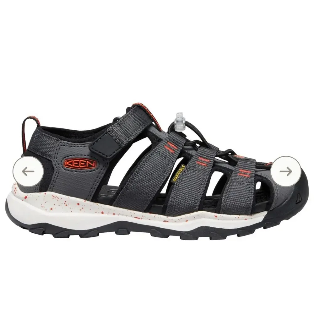 Keen Newport Neo H2 Sandals Grey/Orange Kids Size‎ 13